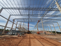 Obra do Empanados do Grupo Nutriza de Pires do Rio - GO