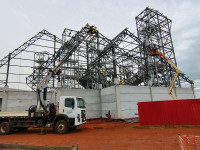 Obra da Cerealista Roos  - Nao me Toque RS